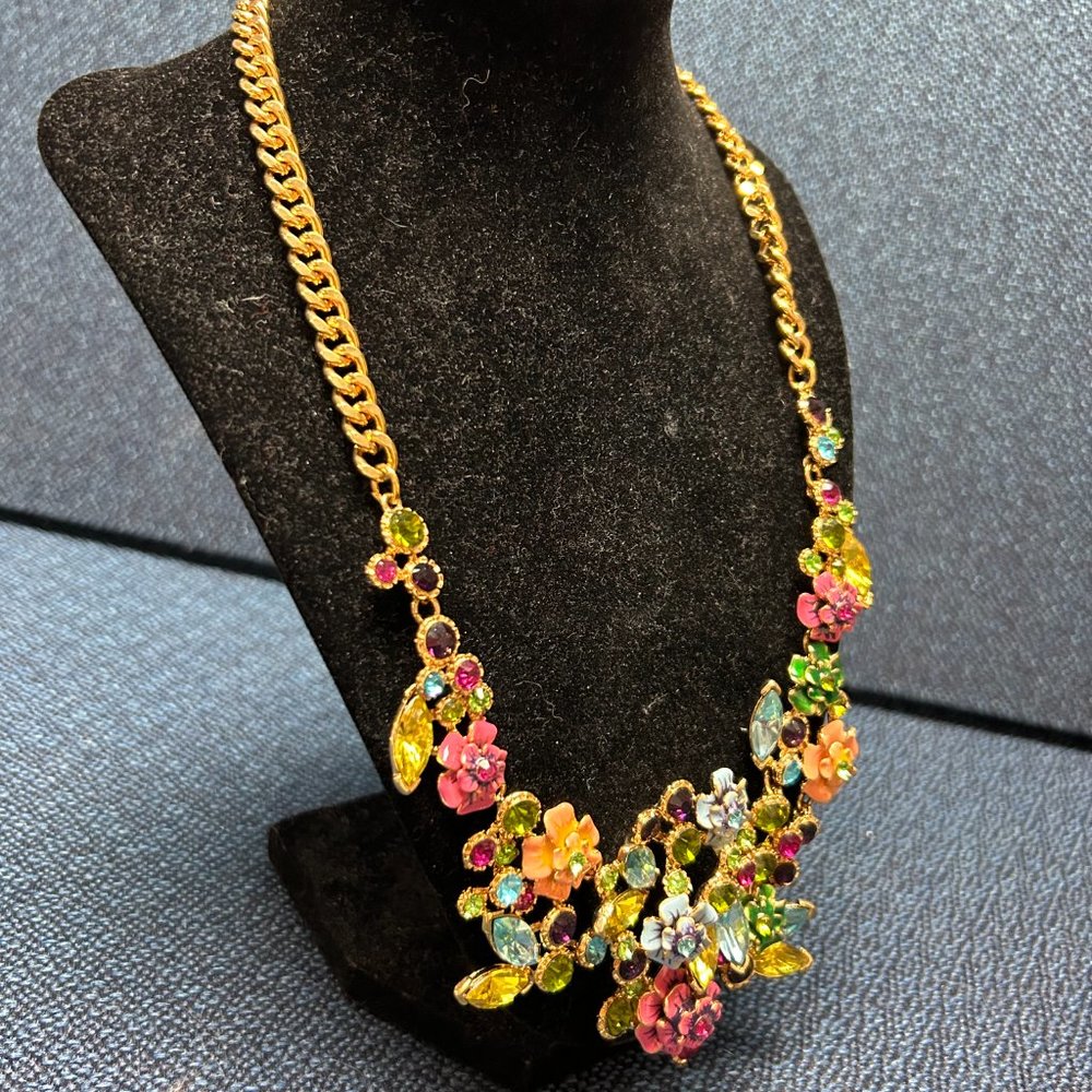 1641 Joan Rivers 25th Anniversary Necklace and Earrings Set - Picture 3 of 15